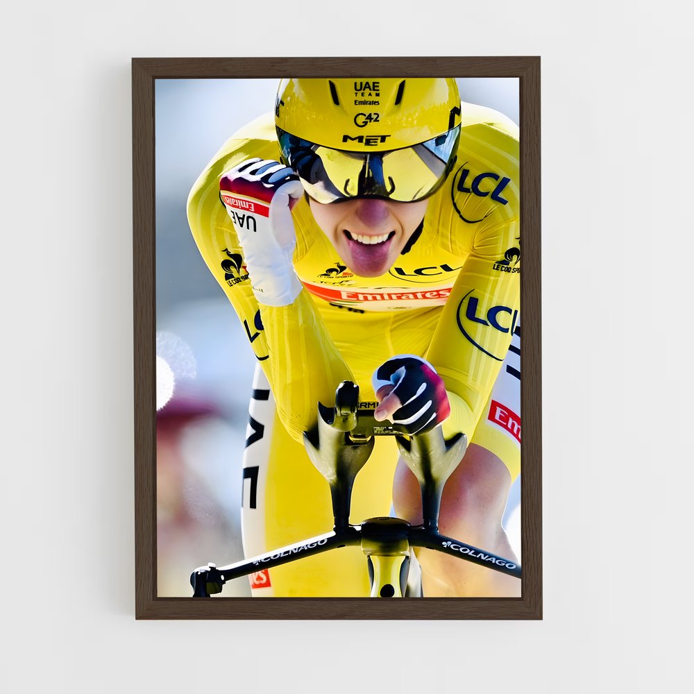 Poster Tadej pogacar selle – affiche Cyclisme (vue 5)